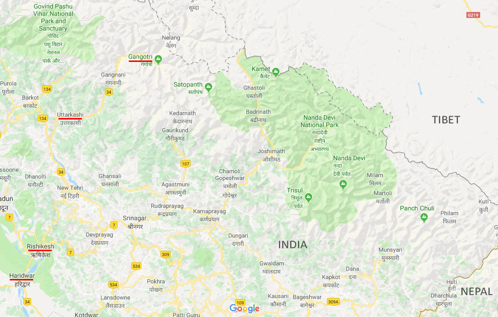Map Ganges 1